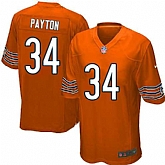 Nike Men & Women & Youth Bears #34 Walter Payton Orange Team Color Game Jersey,baseball caps,new era cap wholesale,wholesale hats